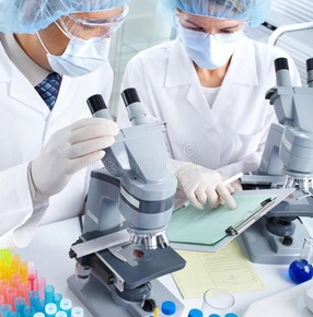 Scientific laboratory research work
