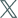 X